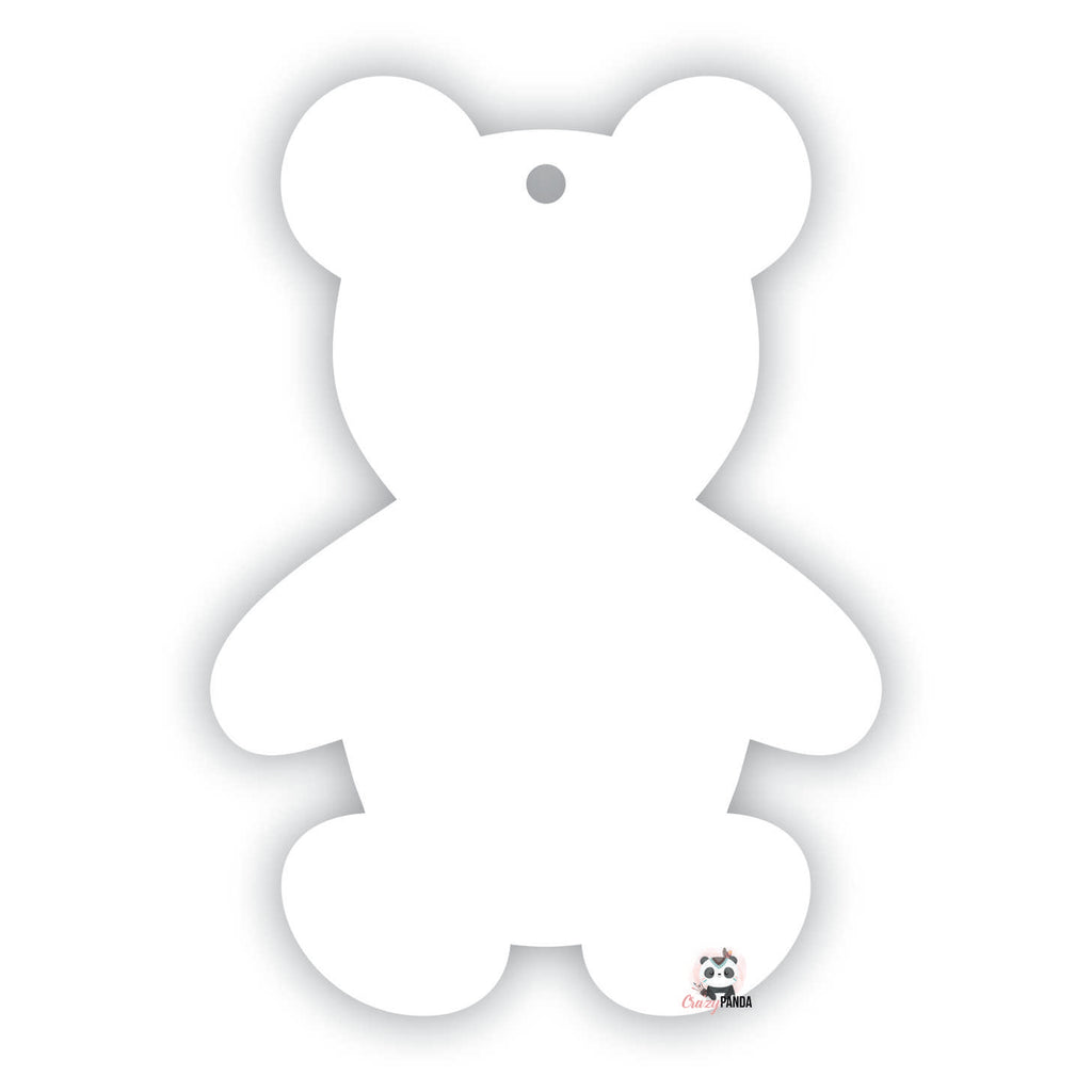 Acrylic Blank White Teddy bear 70x50