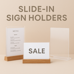 Slide-In Sign Holders