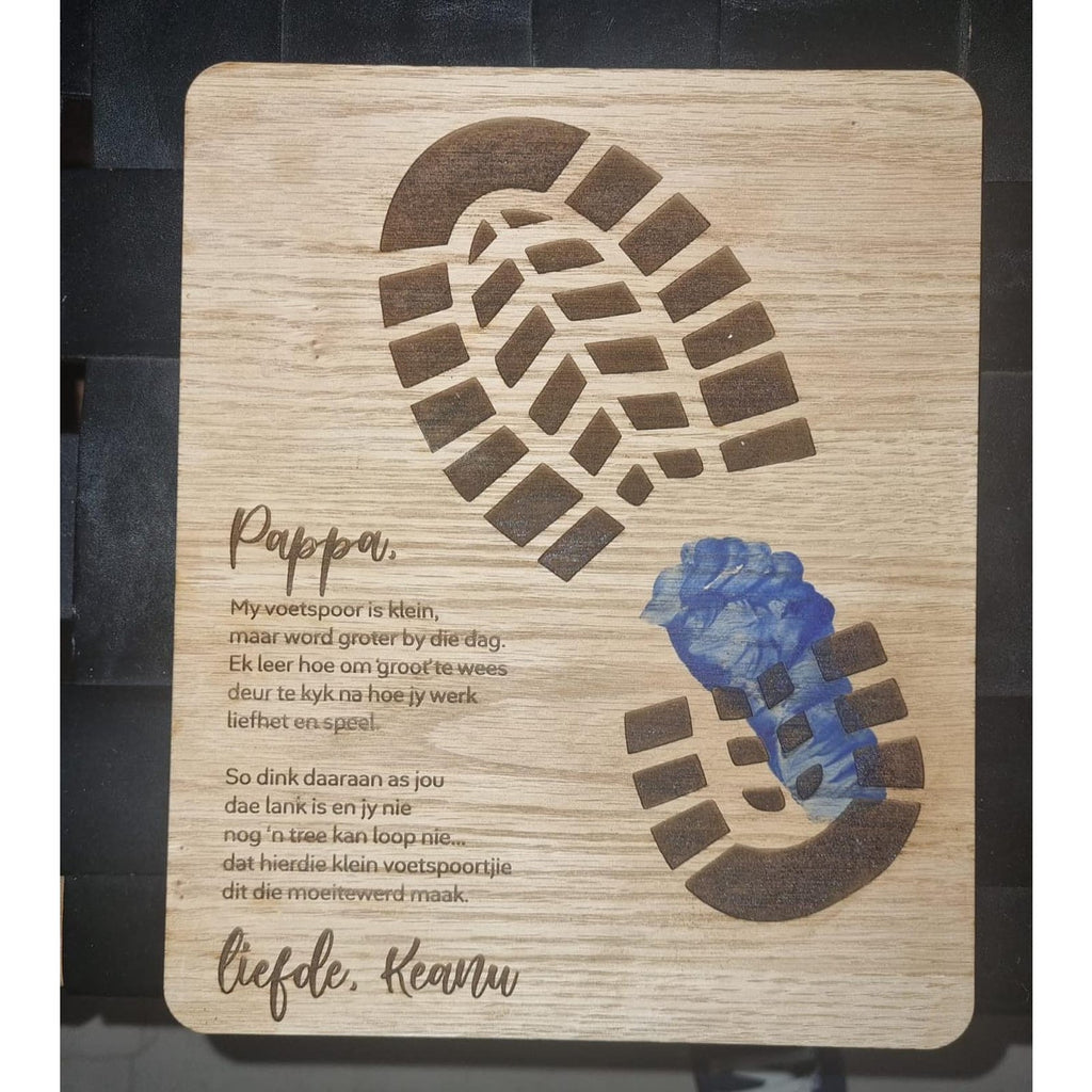 Shoeprint Plaque