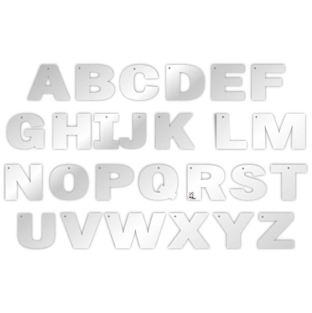 Acrylic Blank Clear Alphabet Letters #1 50-100mm ~3mm {Recommended for Sublimation}