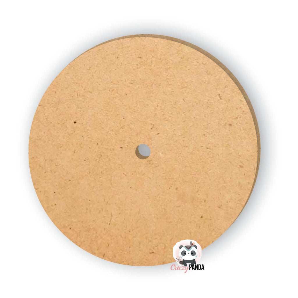 MDF Wooden Blank Clock Faces Sizes