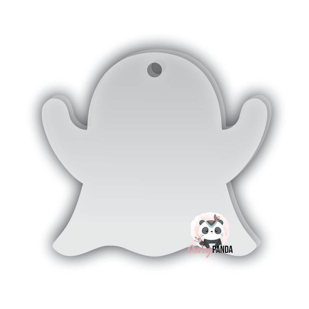 Acrylic Blank Clear Ghost Emoji ~2mm