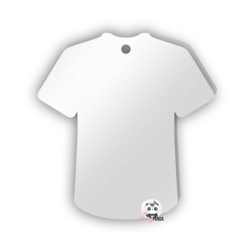 Acrylic Blank Clear Baseball Jersey 60x56x3mm {Recommended for Sublimation}