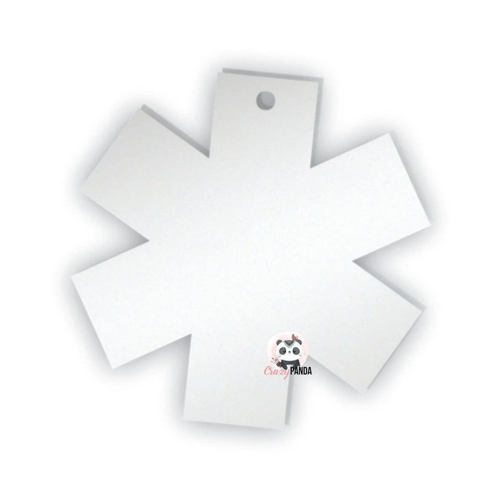 Acrylic Blank Clear Medic Alert 55x54x2mm