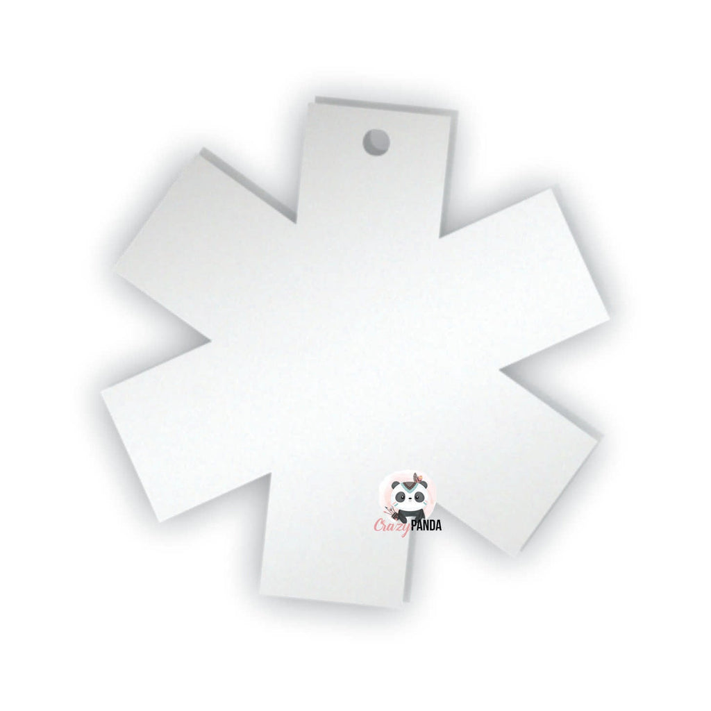 Acrylic Blank Clear Medic Alert 55x54x3mm {Recommended for Sublimation}