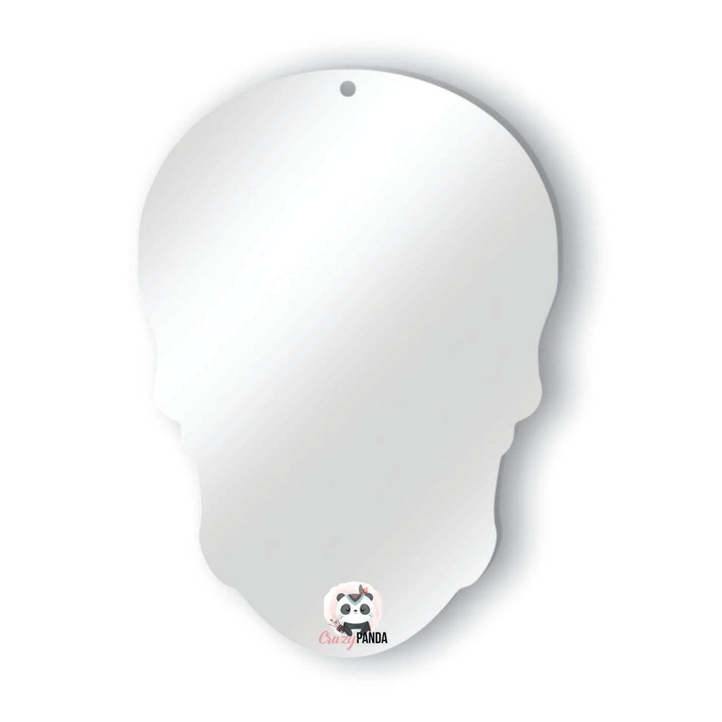 Acrylic Blank Clear Skull Sizes {Recommended for Sublimation}