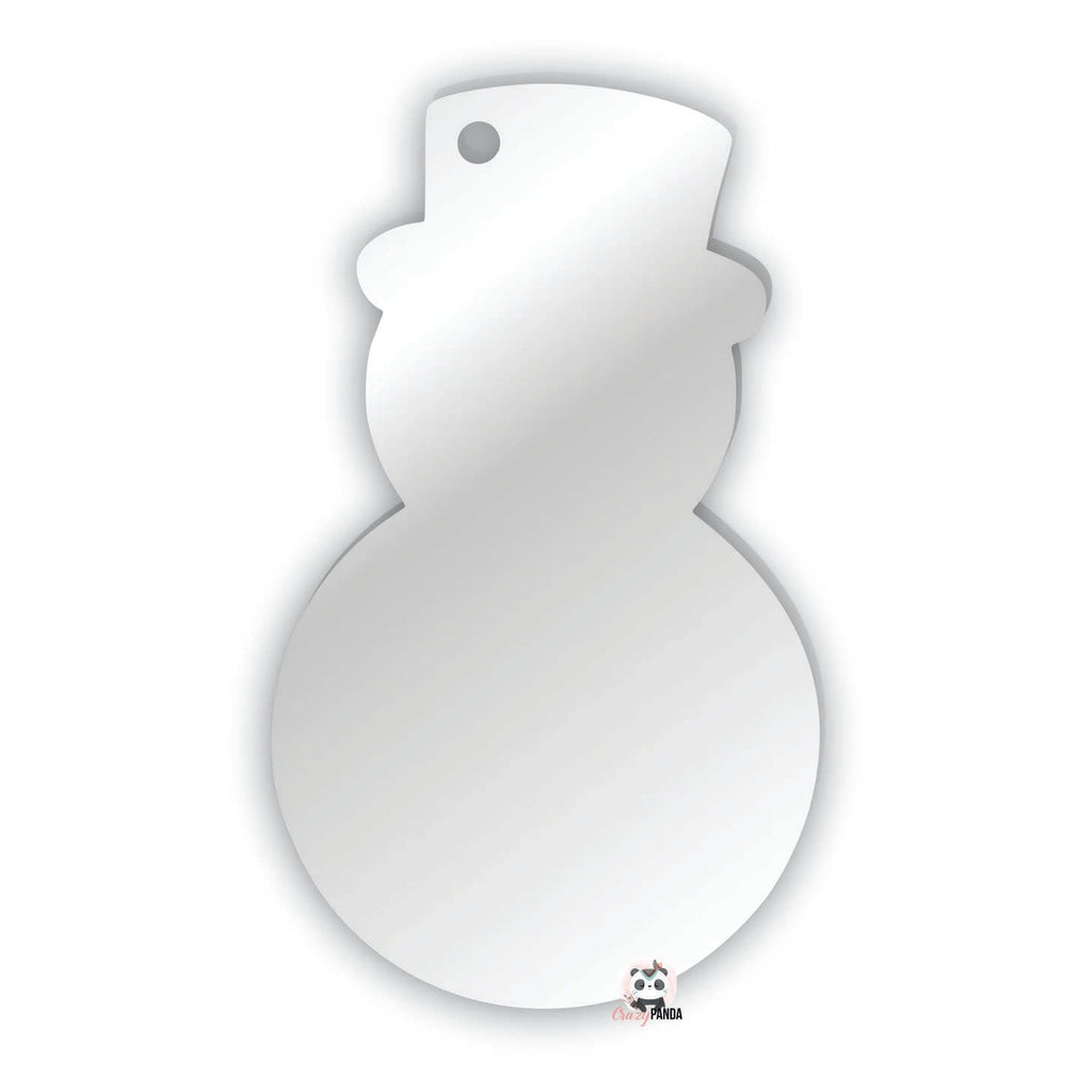 Acrylic Blank Clear Snowman 65x38 {Recommended for Sublimation}