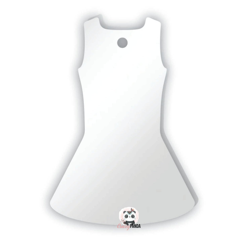 Acrylic Blank Clear Sport Dress 60x42x3mm {Recommended for Sublimation}