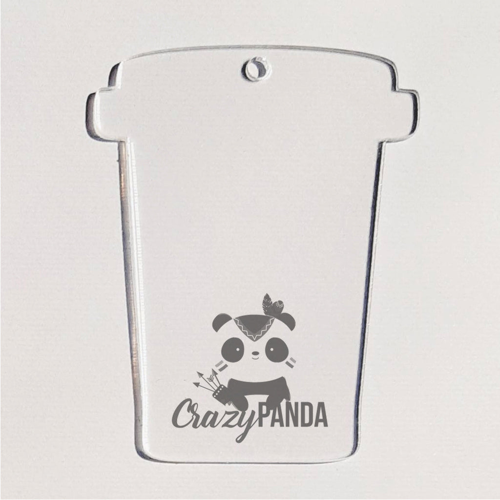 Acrylic Blank Clear To Go Cup 70x55 {Recommended for Sublimation}