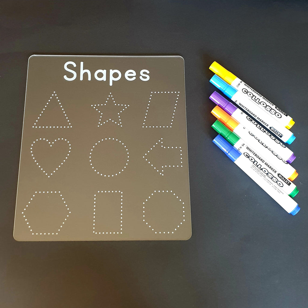 Shapes - Write & Learn Acrylic Board