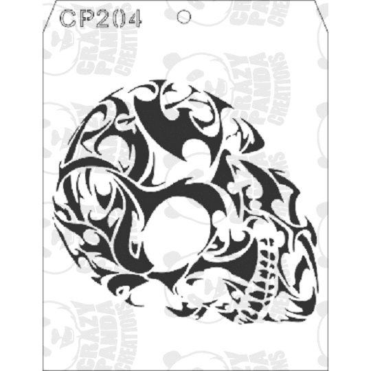 CP204-Celtic skull