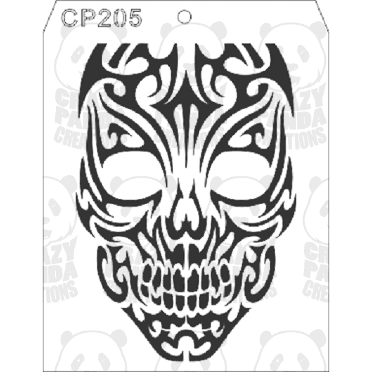 CP205-Tribal skull