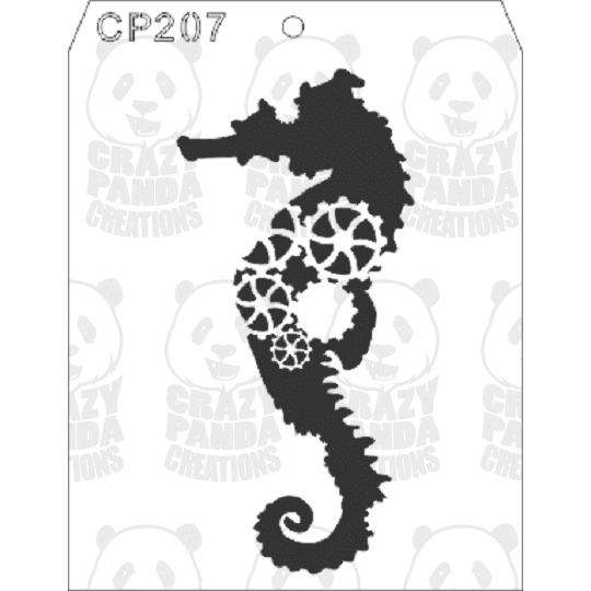 CP207-Steampunk seahorse
