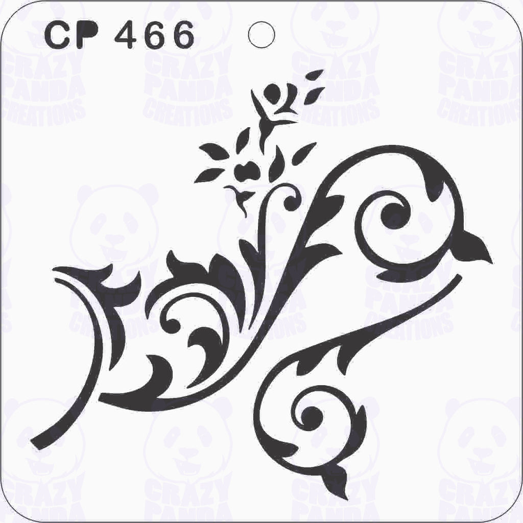 CP466-Floral scroll