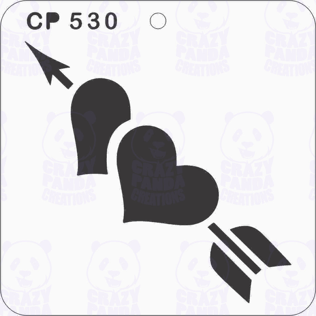 CP530-Shooting Arrow Hearts