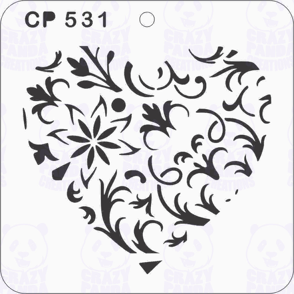CP531-Floral Heart