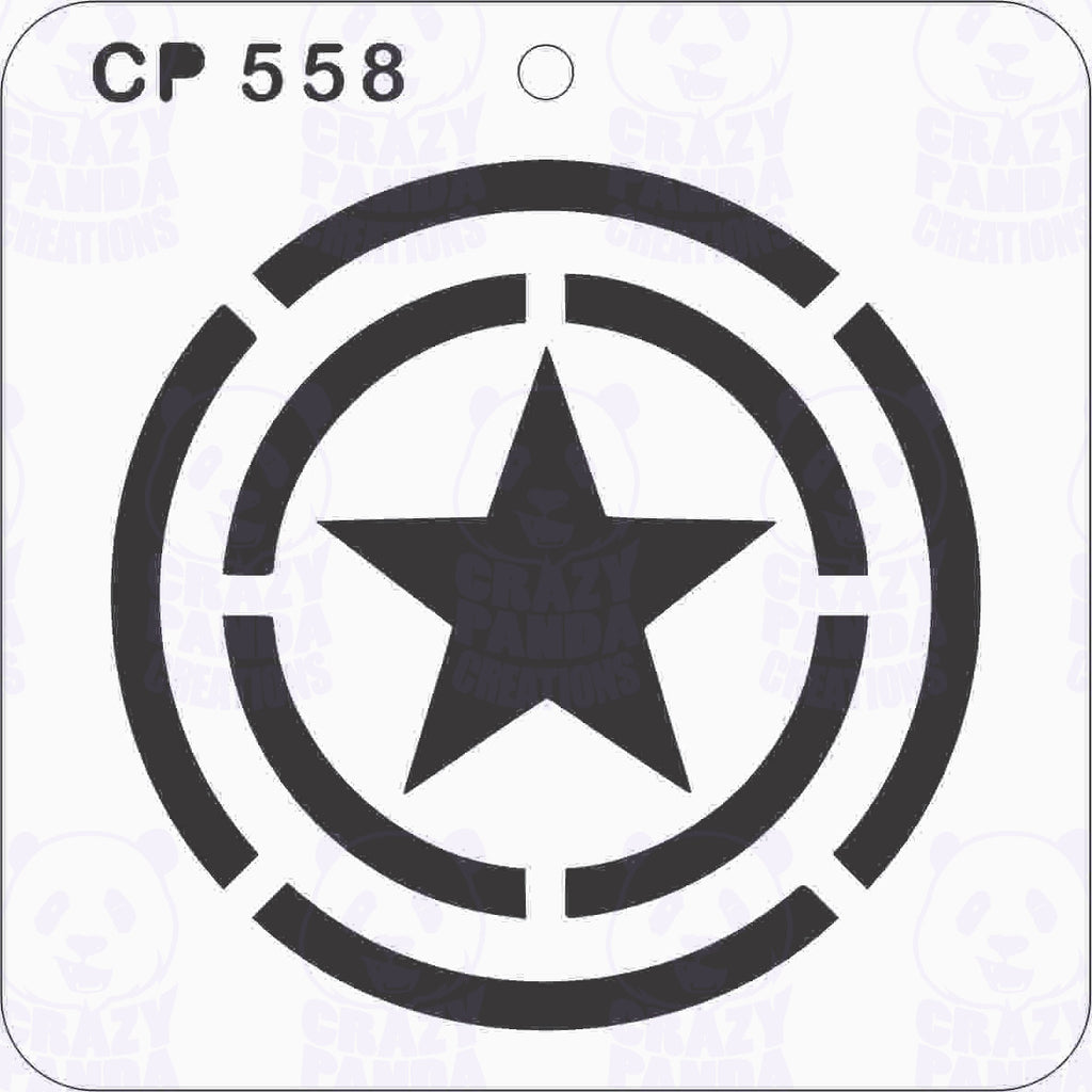 CP558-Captain America Badge