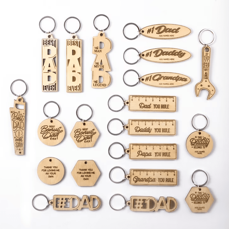 Father's Day Key Rings