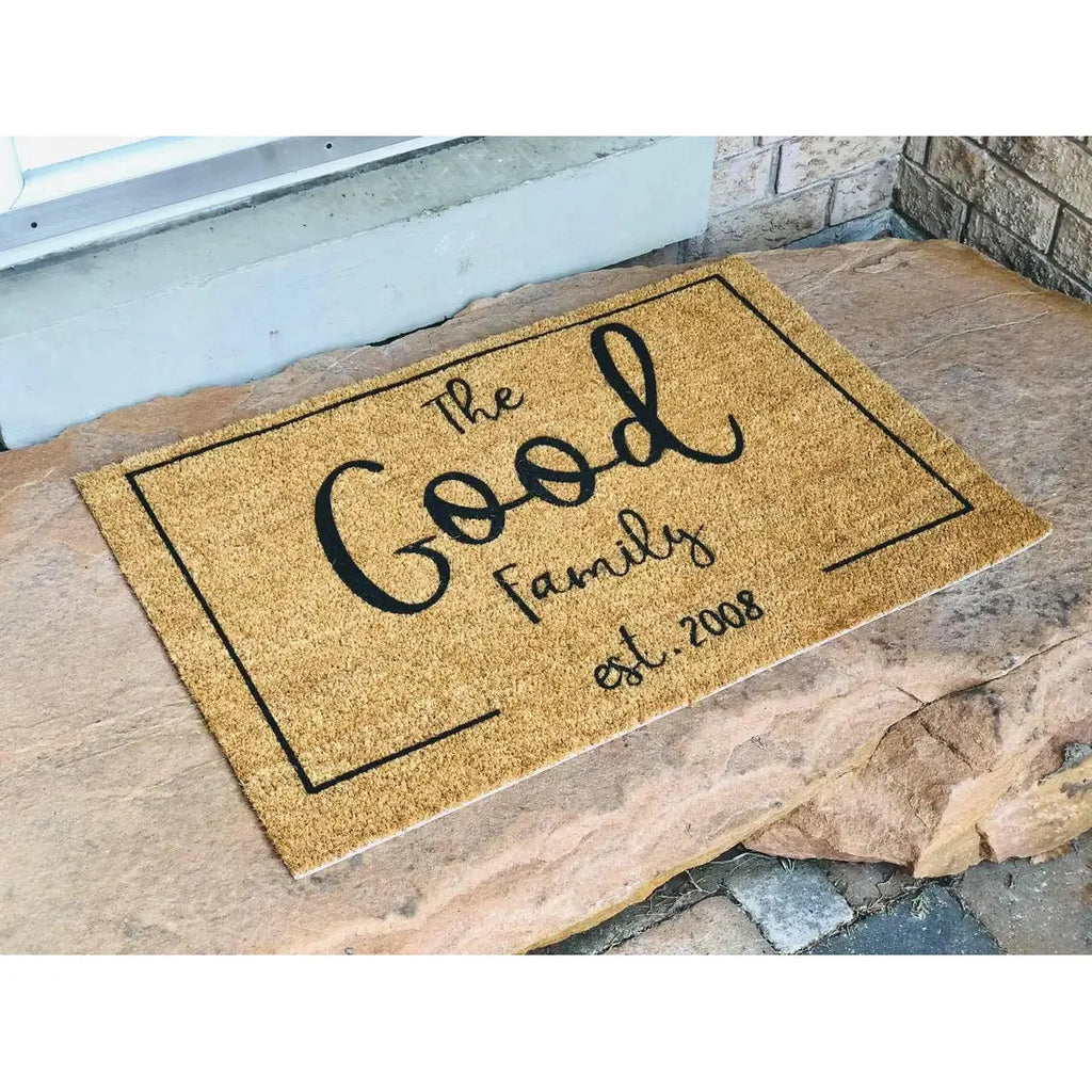 Coir Doormat - Personalised *Does not fit in Pudo locker*