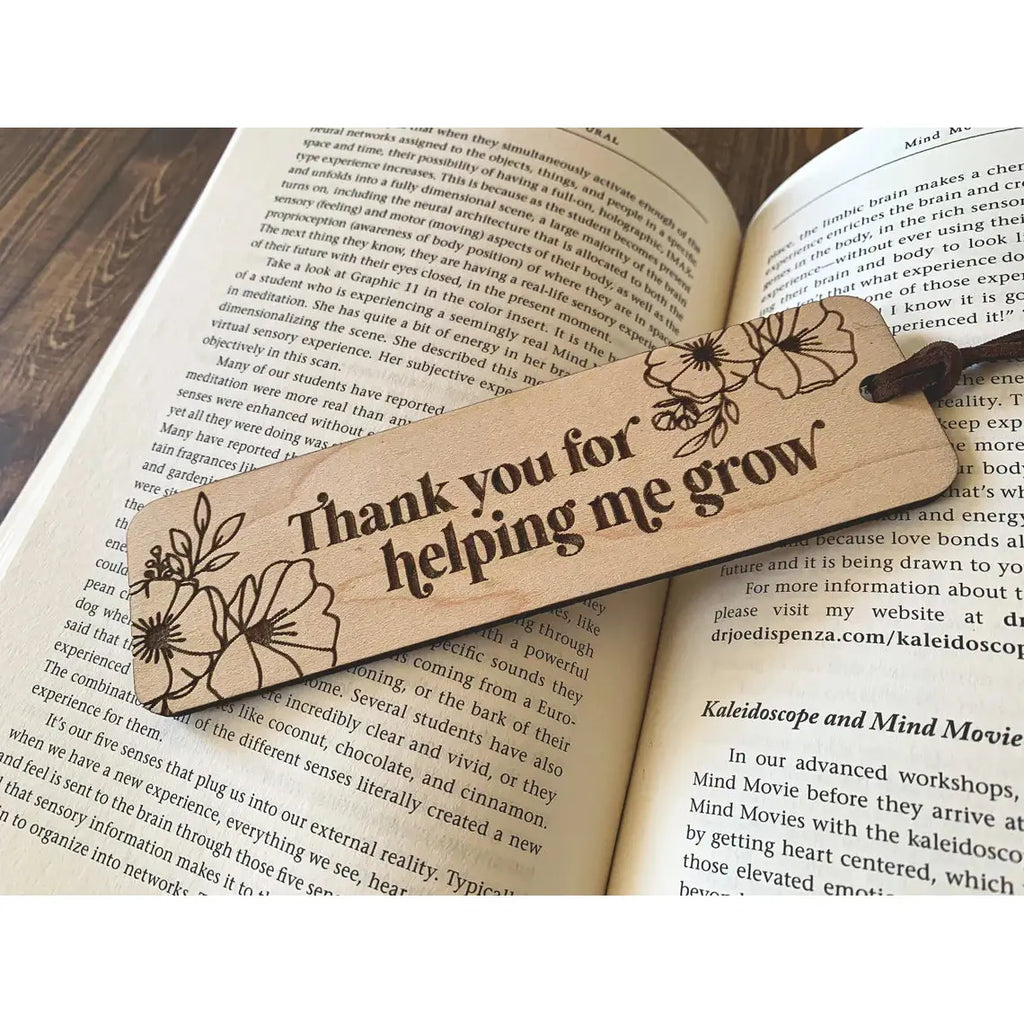 Teacher Floral Bookmark