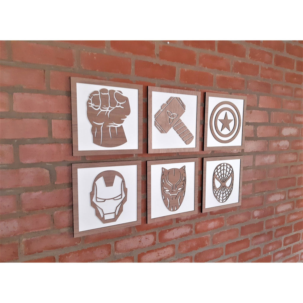 Marvel Superhero Wall Plaque